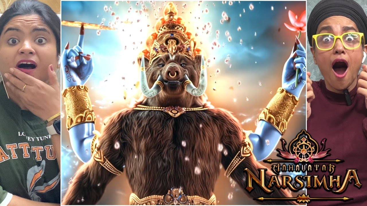 Mahavatar Narsimha MASS VARAHA FIGHT Scene Reaction