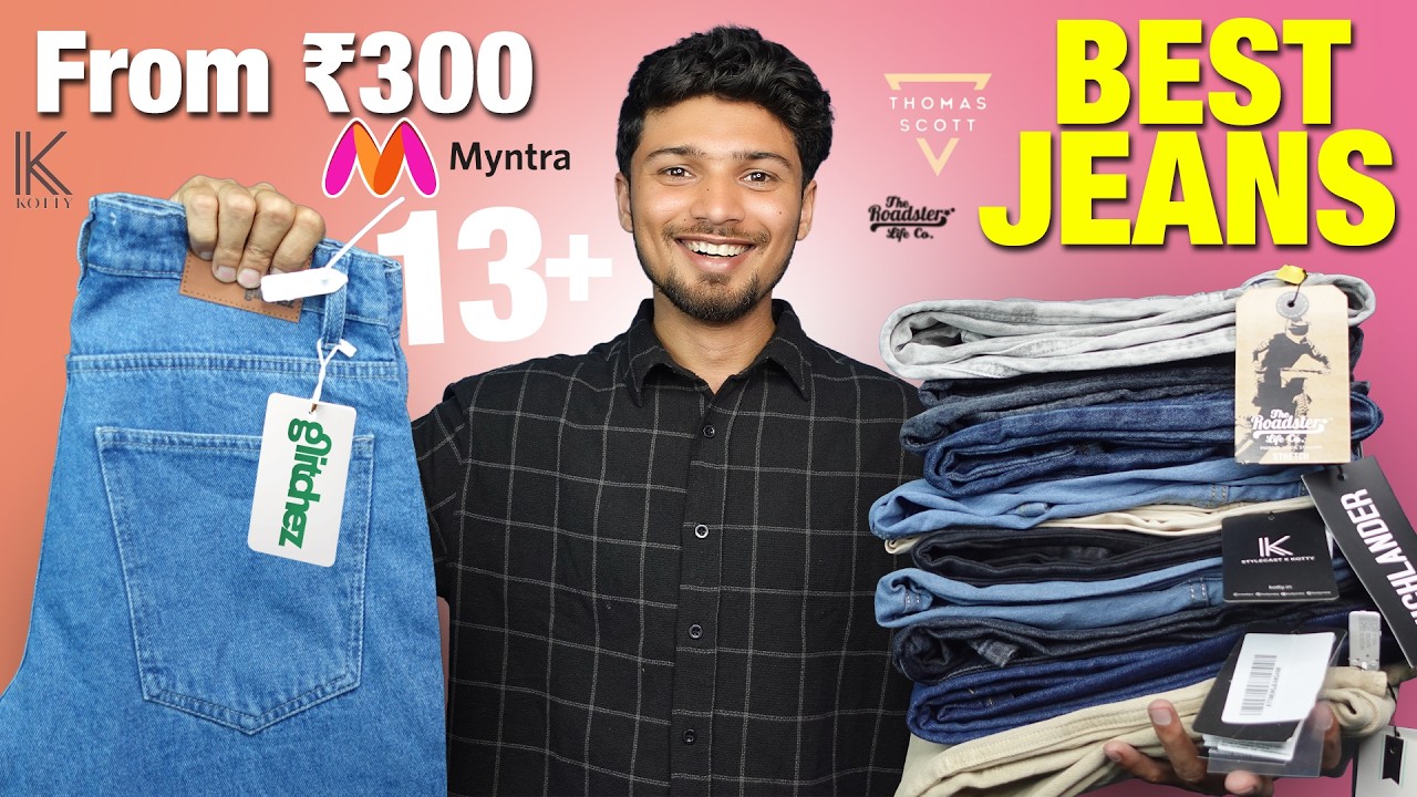 Top 10 Best Jeans Starting ₹300 on Myntra 😱 | Budget JEANS Haul 2026