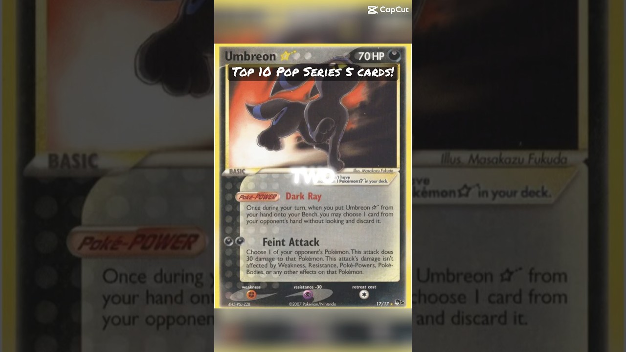 Top 10 ALL Pop Series 5 Pokemon cards! 