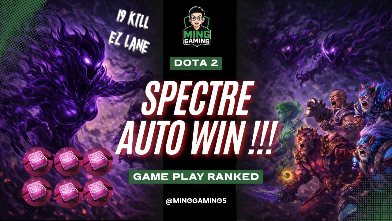 SPECTRE  7.40 phylactery build - Dota 2 Ranked Gameplay | Ming Gaming