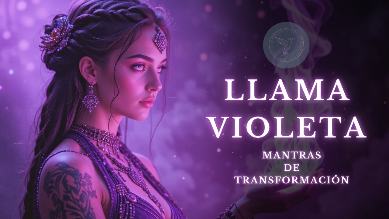 🔥 LLAMA VIOLETA ✨ Mantras de Sanaci&oacute;n y Transformaci&oacute;n Espiritual 🌸 M&uacute;sica para Sanar y Florecer