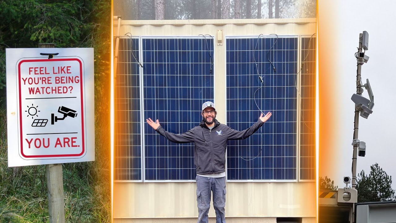 STOP Trespassers and Thieves Anywhere! DIY Off Grid Solar Security Camera System