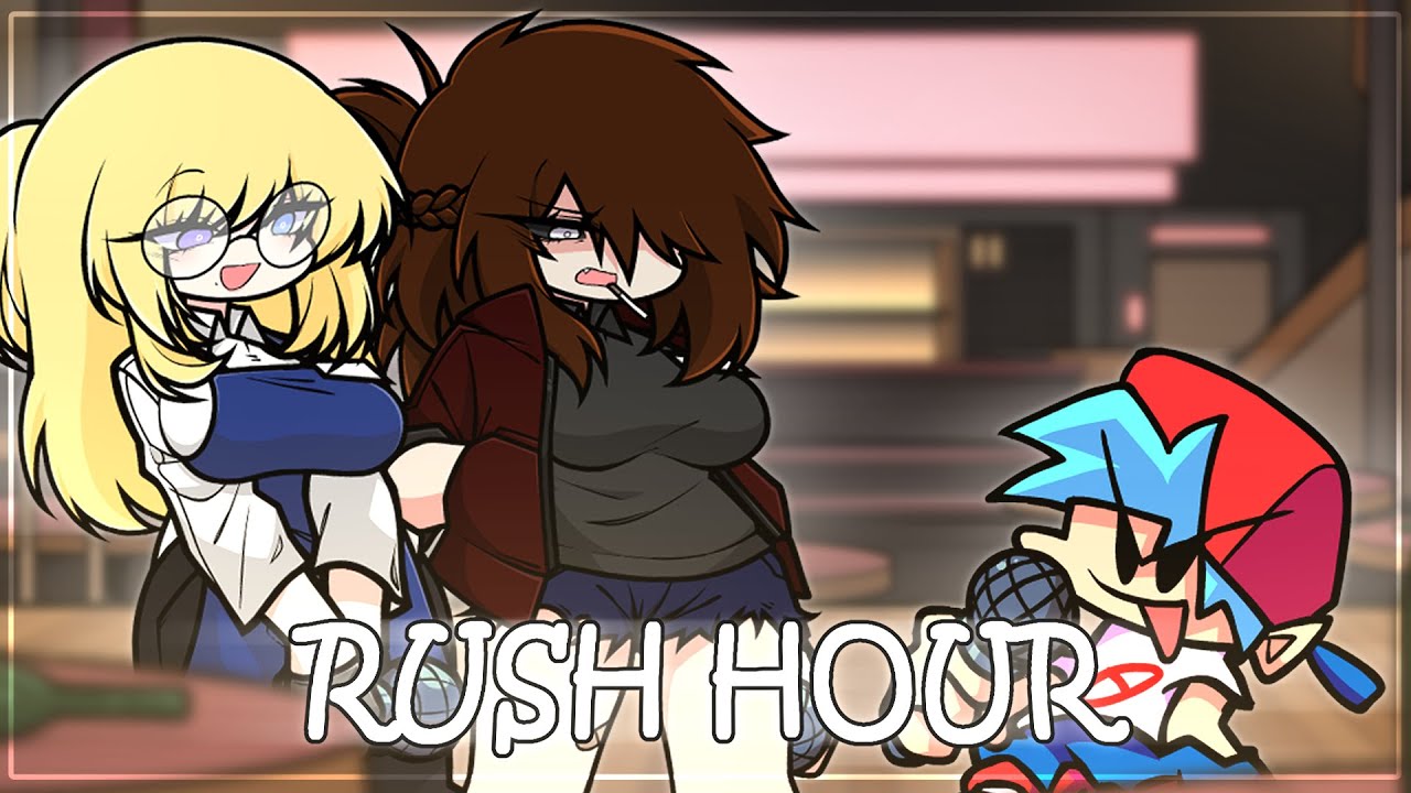 Stella and Hannah sings Rush Hour┃Friday Night Funkin' Cover