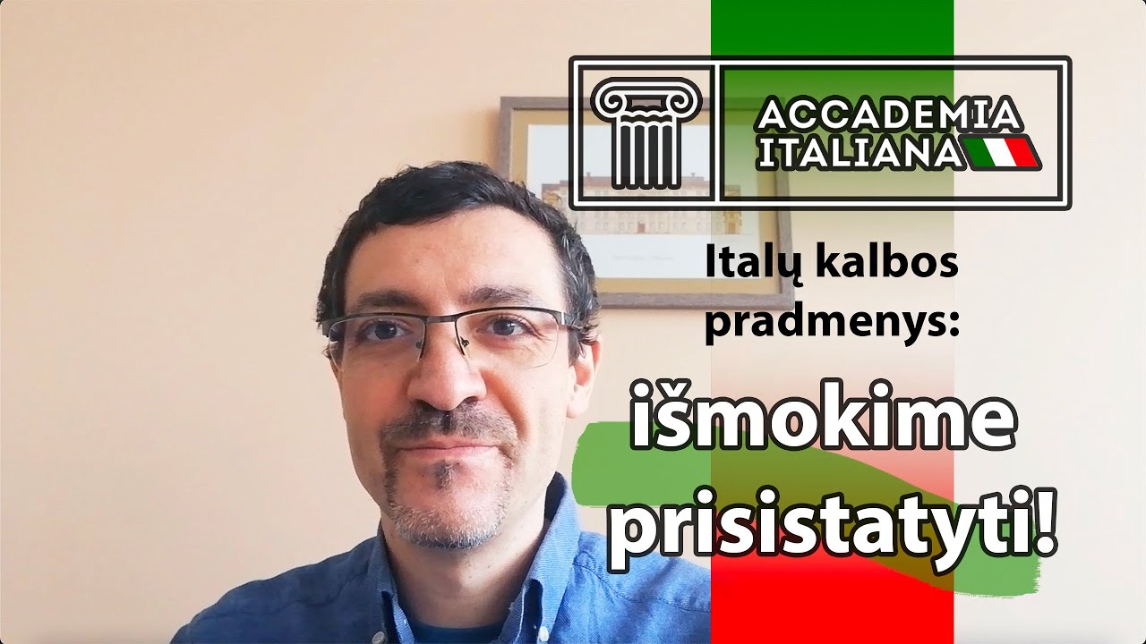 Italų kalbos pradmenys