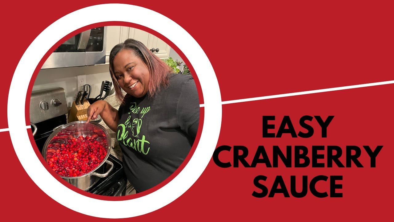 MAKING HOMEMADE CRANBERRY SAUCE| EASY IN 10 MINUTES