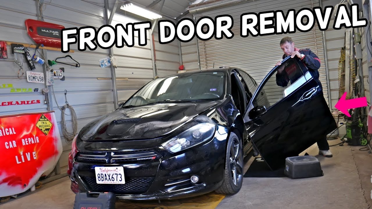 СНЯТИЕ/ЗАМЕНА ПЕРЕДНЕЙ ДВЕРИ DODGE DART, CHRYSLER 200