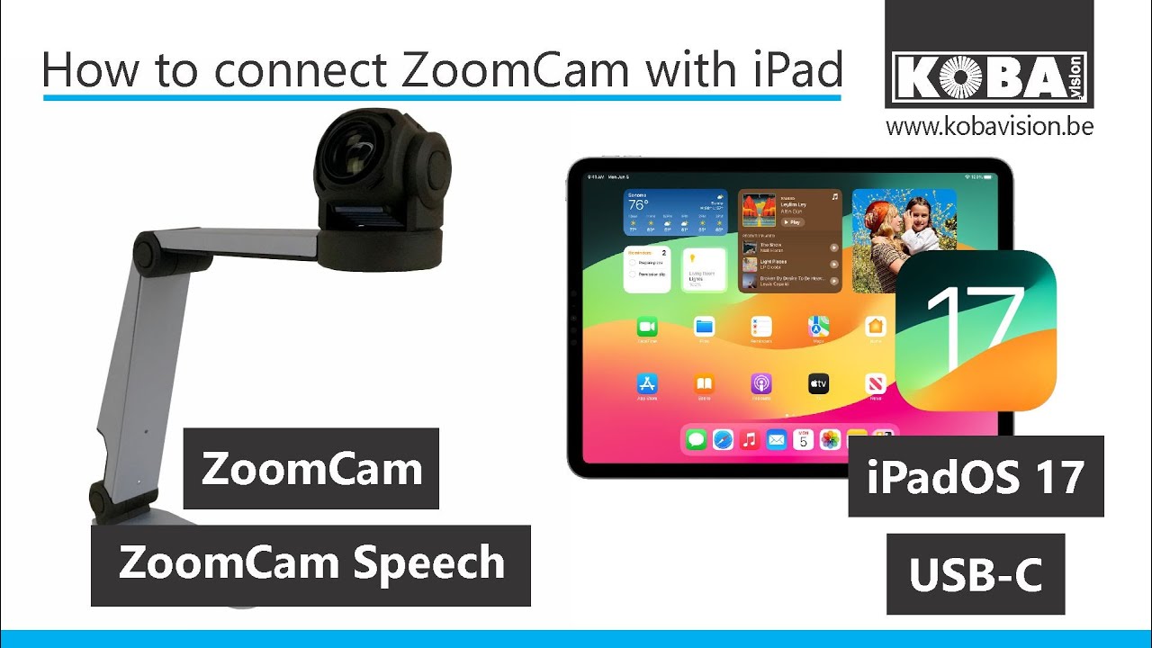 How to connect ZoomCam with iPad