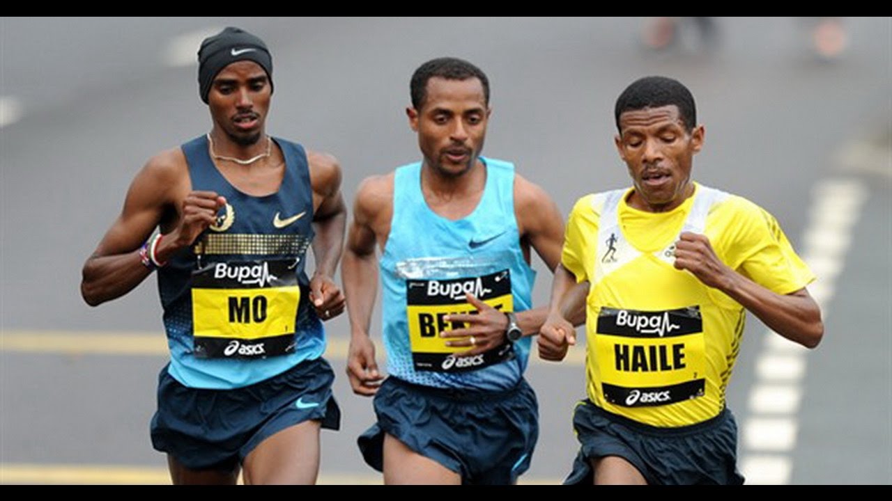 Queres ver correr a Gebrselassie, Bekele y Farah corriendo juntos un medio maratón? Acá lo tenes...