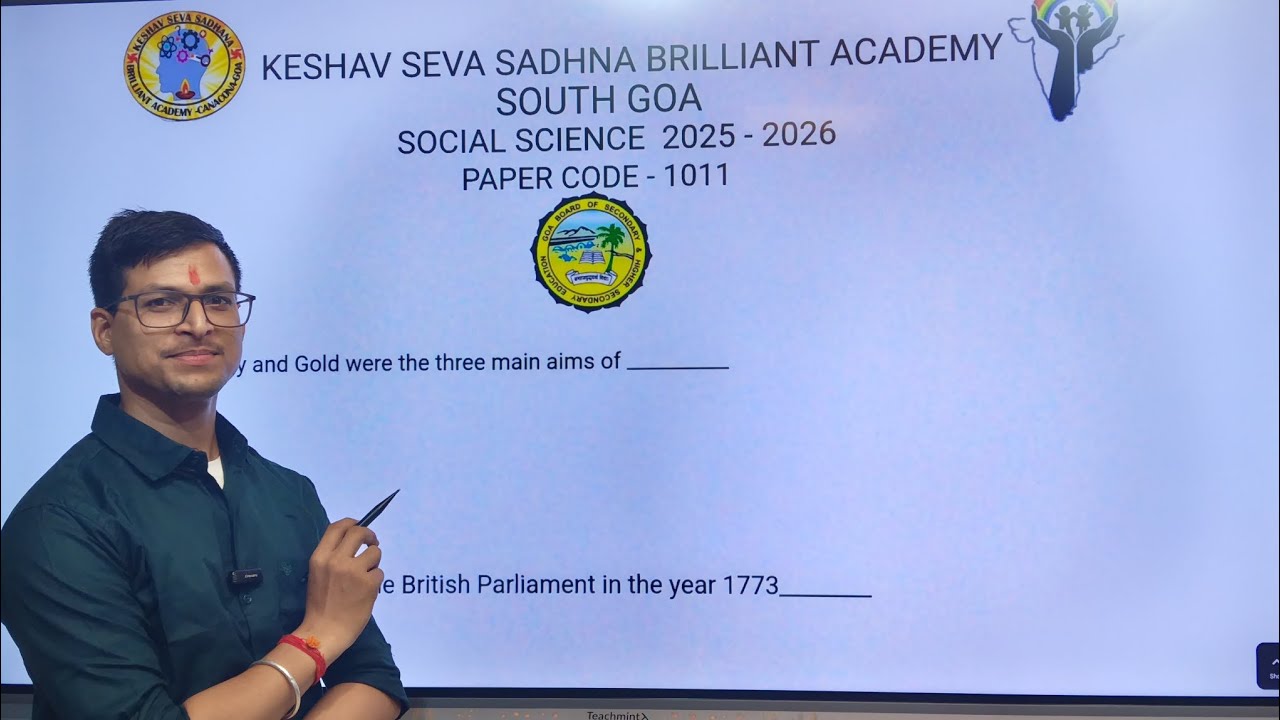 Goa board examination  Q.no.41. social science paper 