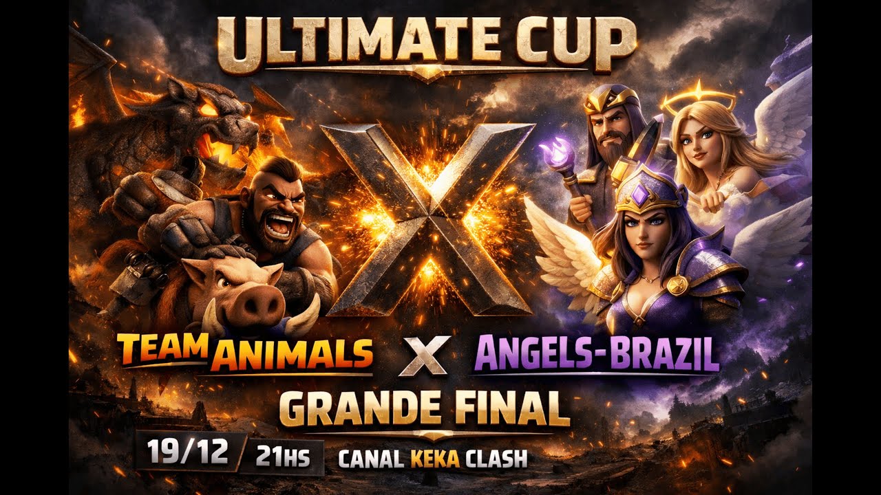 🔴TEAM ANIMALS 🆚ANGELS BRAZIL * GRANDE FINAL ULTIMATE CUP