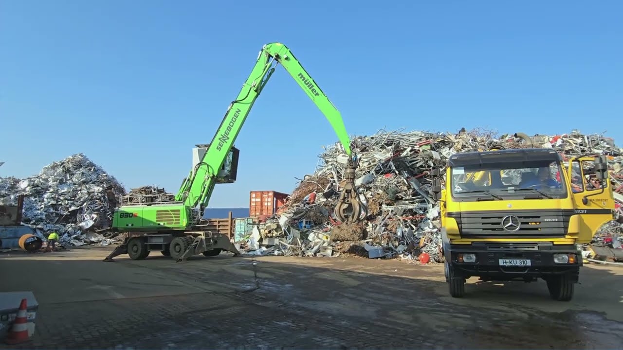 Unterwegs auf dem Schrottplatz 🚛 🔩 Spannende Einblicke  || Germany || Cuộc sống ở Đức
