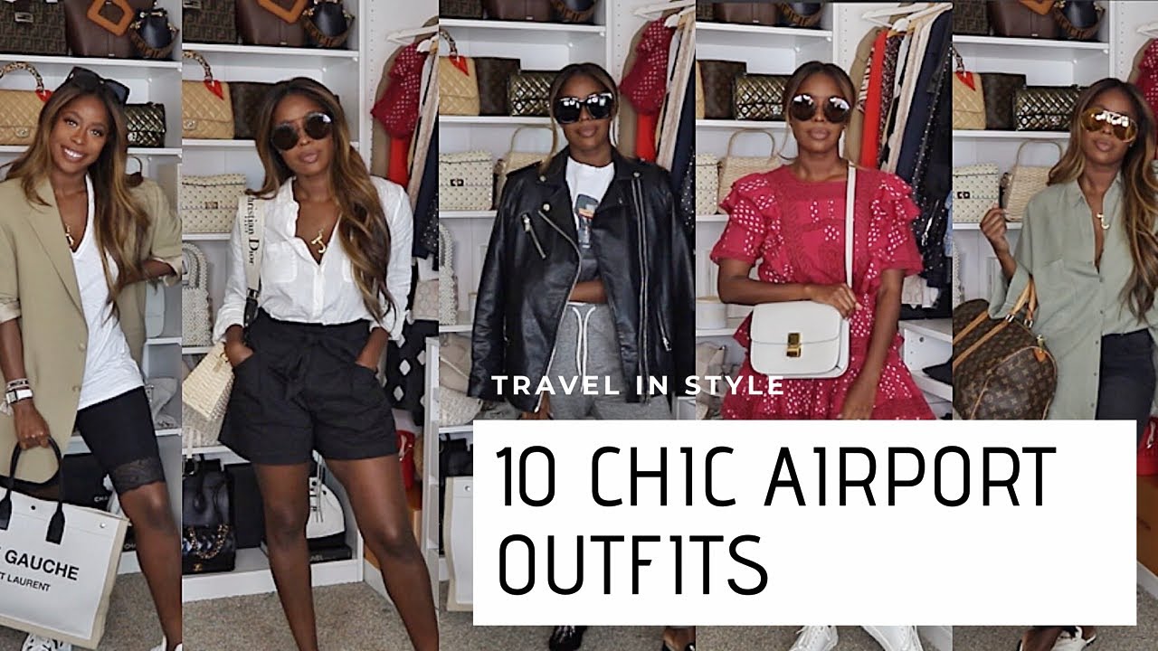 10 CHIC AIRPORT OUTFITS 2019 | STYLISH TRAVEL LOOKS | HIGHLOWLUXXE