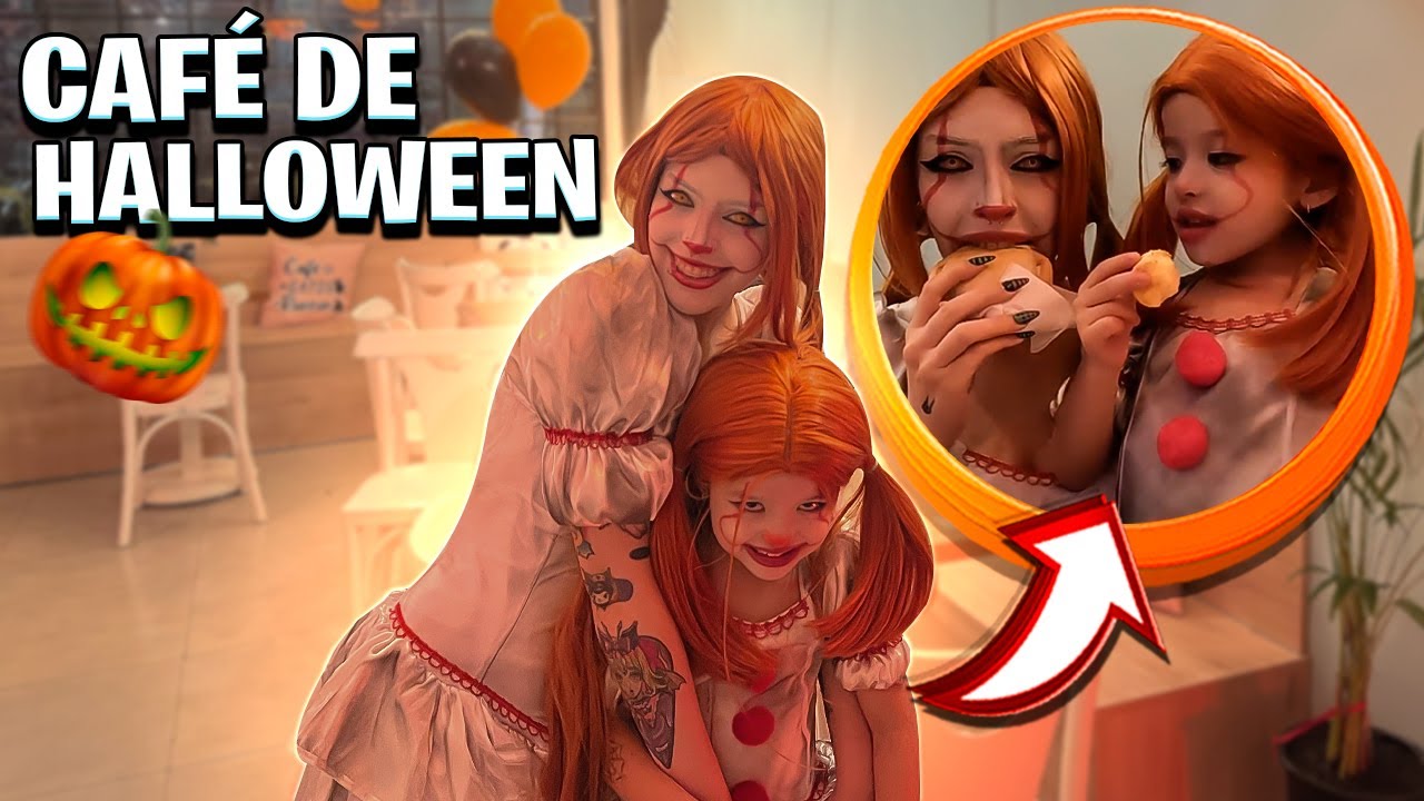FOMOS FANTASIADAS PARA UM CAFÉ DE HALLOWEEN 🎃