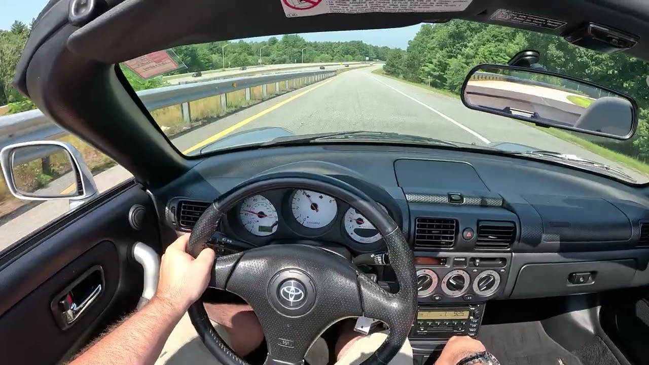 2001 Toyota MR2 Spyder Manual w/35k Miles POV Drive/Review