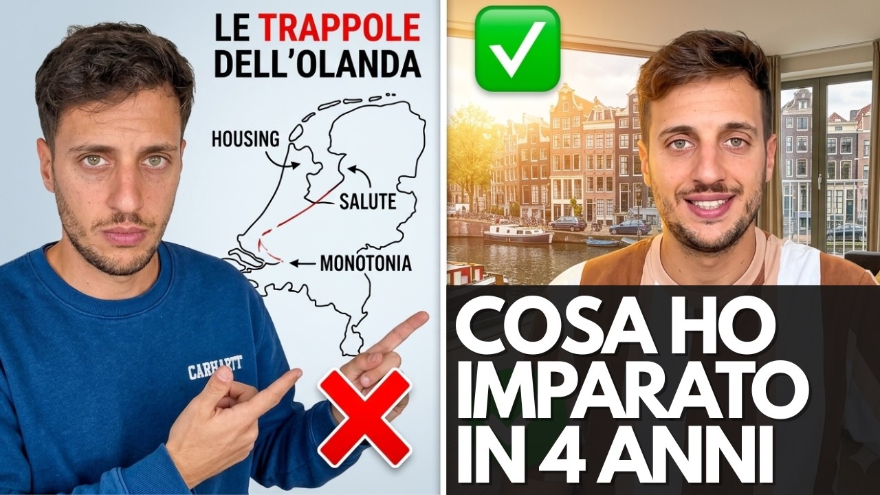 La mia esperienza in Olanda ti farà riflettere..
