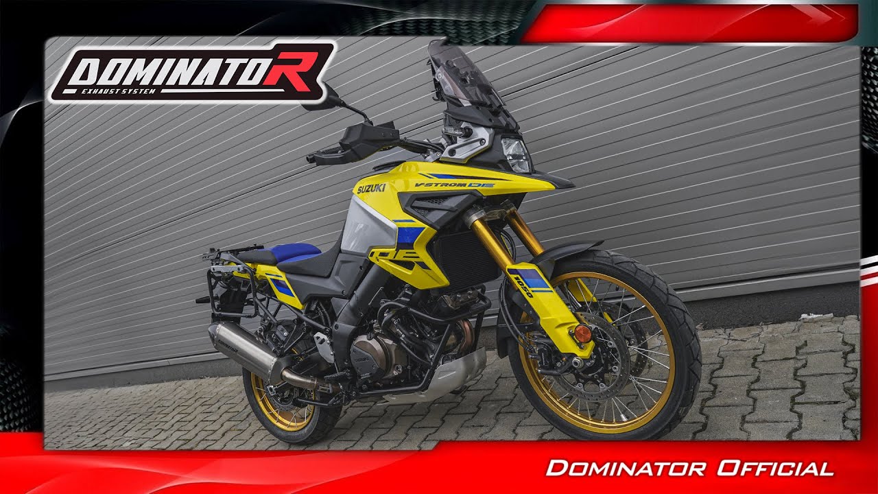 Suzuki V-Strom 1050 DE 2024 | Звук выхлопа Dominator