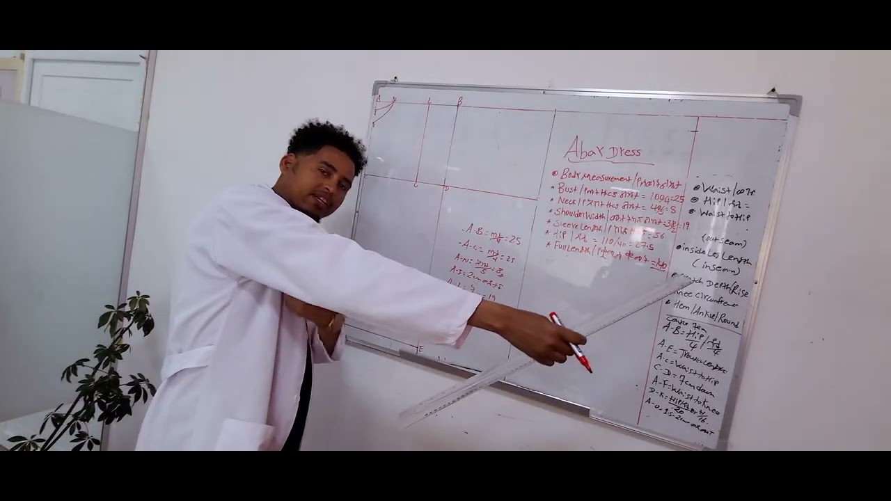 አባያ ልብስ እንዴት ይሰራ? ለጀማሪ ዲዛይነሮች  Easy Abaya pattern የአባያ ፓተርን