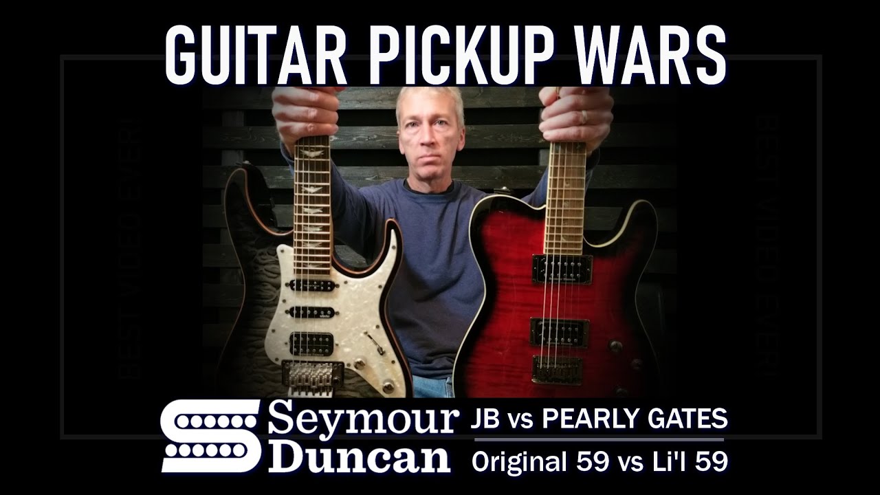 Seymour Duncan pickup comparison - JB vs Pearly Gates and 59 vs Lil 59