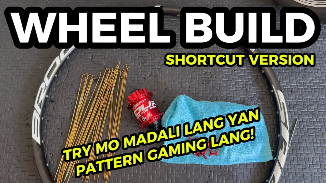 Paano Magbuo ng Rimset | Hubs Lacing | #patscyclecorner