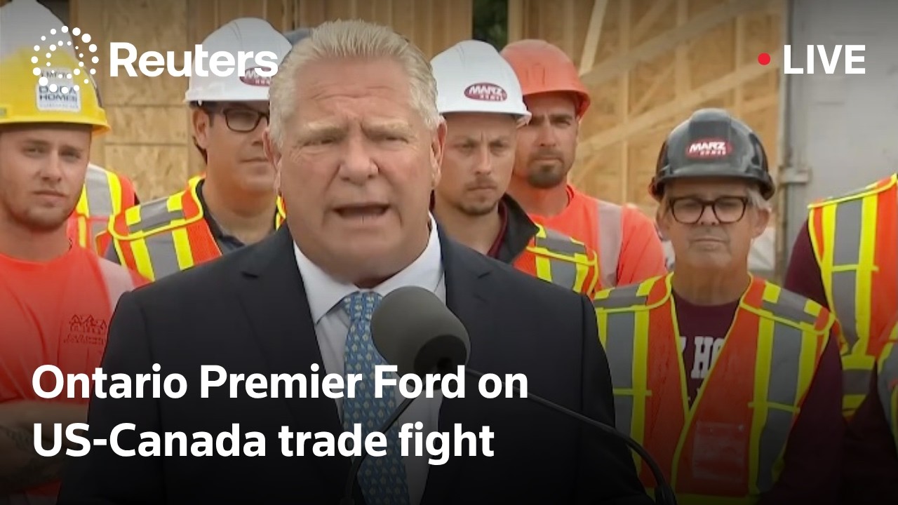 LIVE: Ontario Premier Ford speaks following collapsed trade talks