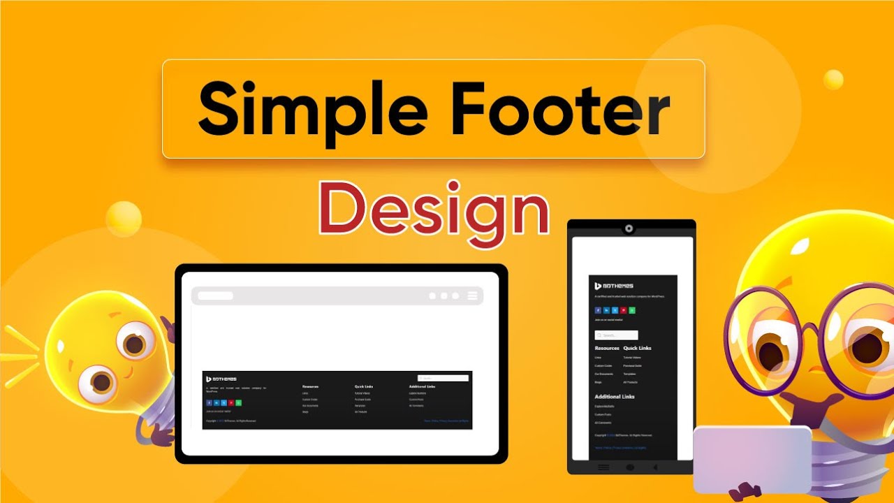 How to Build A Responsive Footer With Elementor Container | WordPress Tips & Tricks