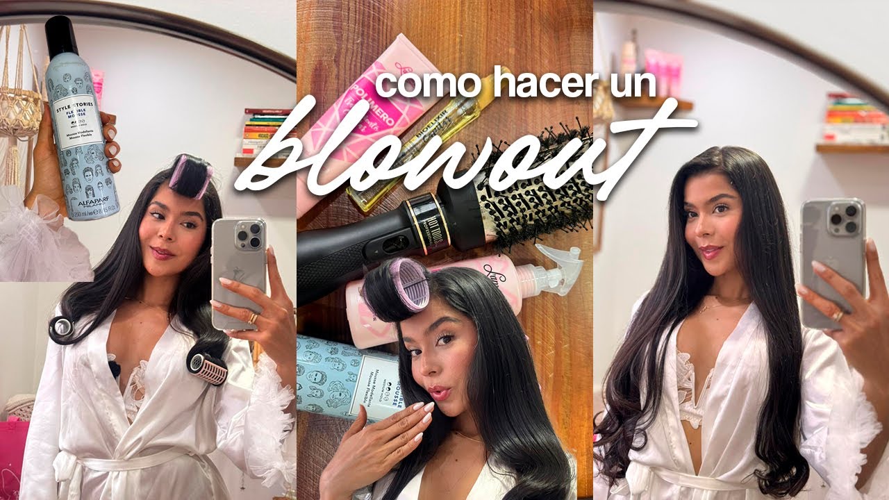 COMO HACER UN BLOWOUT ˚˖𓍢ִ໋💆🏻‍♀️✧˚.🎀༘⋆ | Tutorial fácil y rápido con L'amour