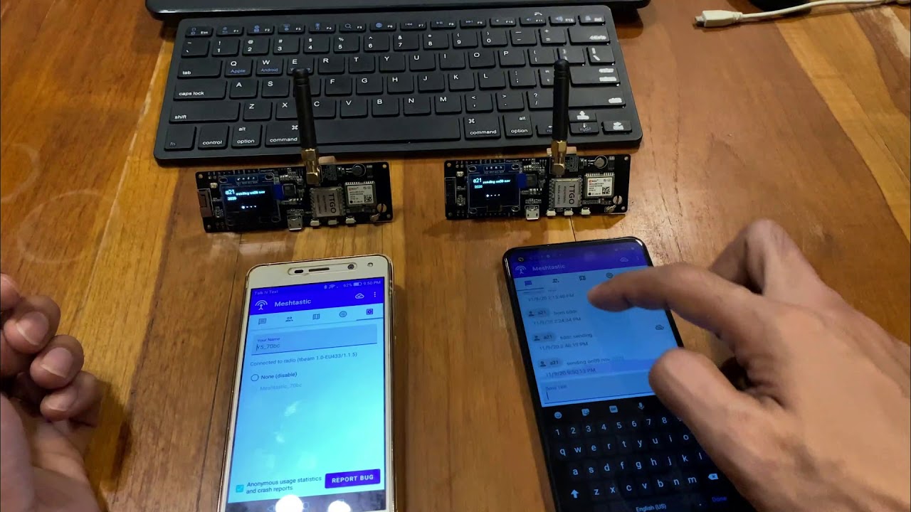 Mesh Network Communication (and GeoLocation) with Meshtastic & TTGO T-Beam