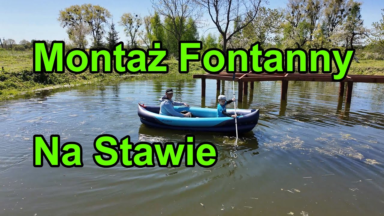 Montaż Fontanny na stawie