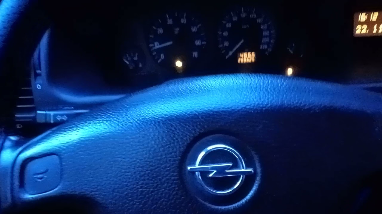 Не горит подсветка приборов Opel Zafira A 2004г.