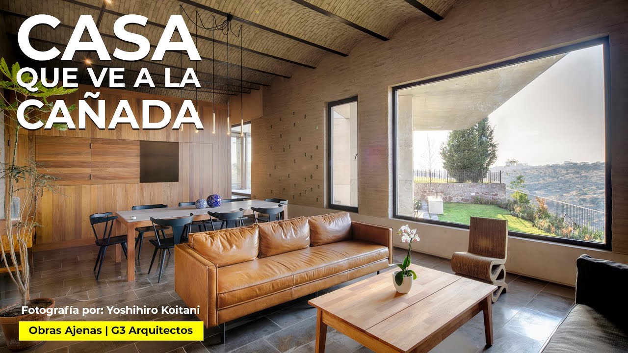 CASA INTROSPECTIVA que VE A LA CAÑADA de CONCRETO y TIERRA | Obras Ajenas | G3 Arquitectos | P2