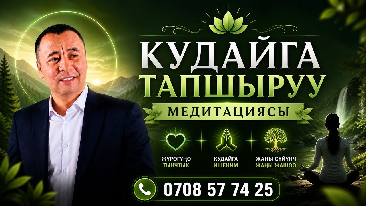 Кудайга тапшыруу медитациясы.0708 57-74-25