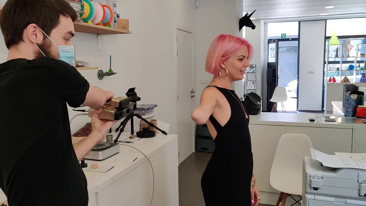 Scan 3D pour confection d'une prothèse futuriste