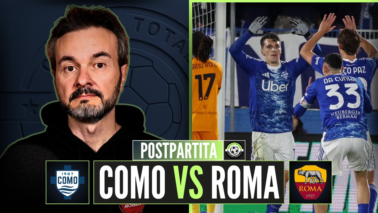 COMO-ROMA 2-1, A FABREGAS LO SPAREGGIO CHAMPIONS MA ARBITRAGGIO 