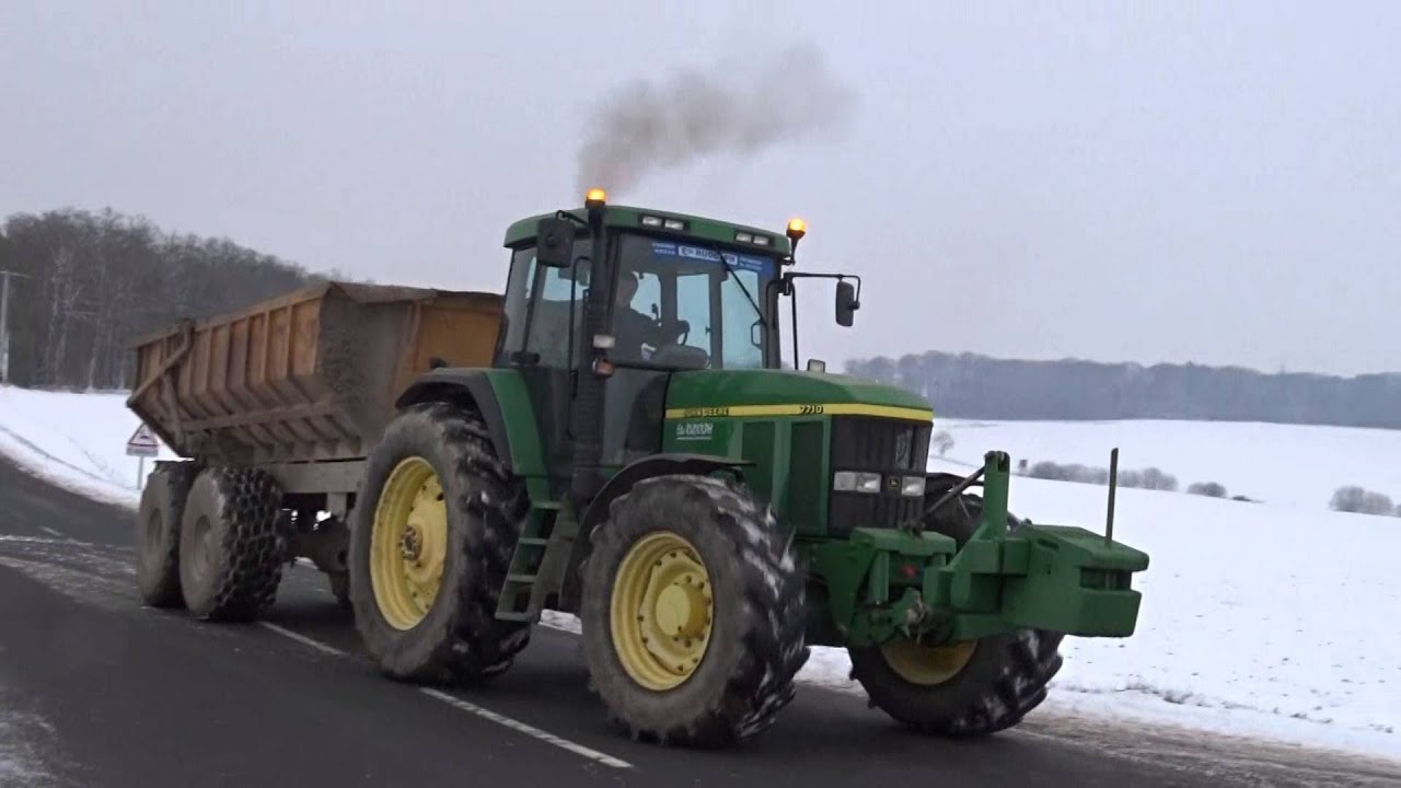 john deere 7710 & benne TP ponthieux