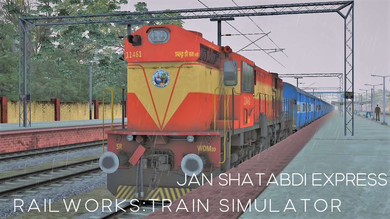 Indian Train Simulator: Full Journey through Kerala route on board Jan Shatabdi Express