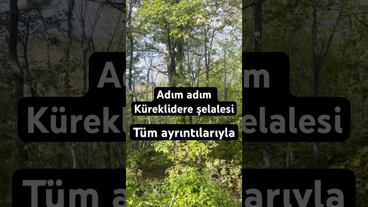 Kimsenin bilmediği k&uuml;reklidere şelalesi doğa severler muhakkak gelsin #bursa #şelale #keşfet