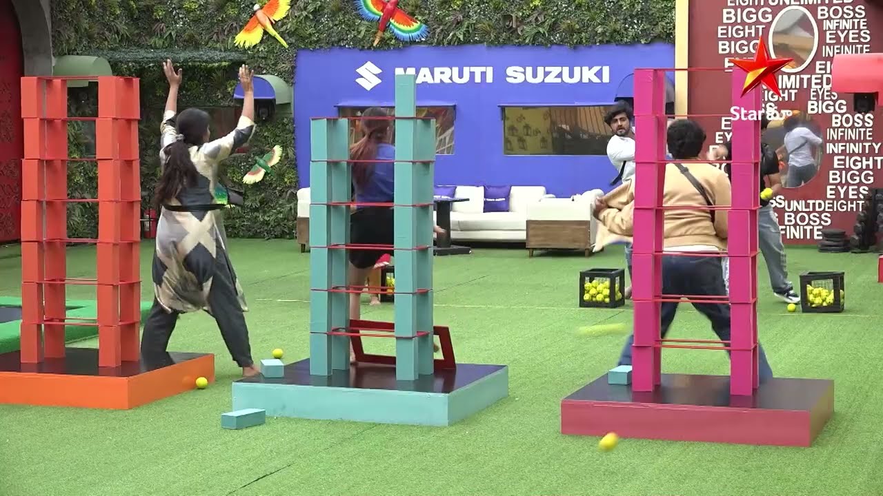 Bigg Boss Telugu 8 | Contestants Battle through the 'Naa Tower ethu Ayinadi' Task | Star Maa Music