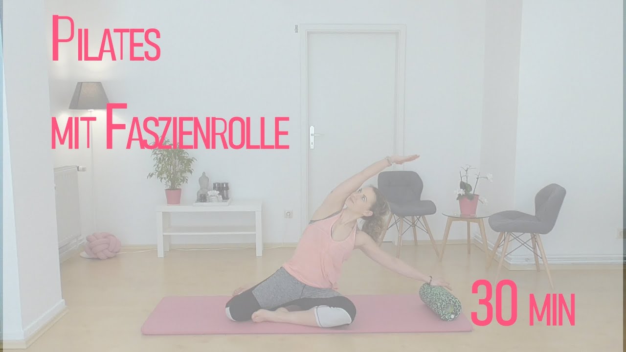 Pilates mit Faszienrolle | Anti Rückenschmerzen | Pilates auf Deutsch | 30 min |