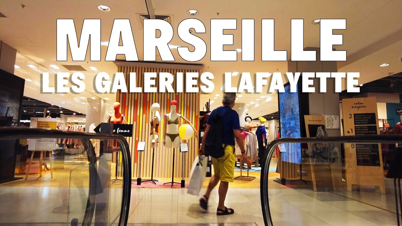 [4K] 🇫🇷 Marseille, FRANCE -  Shop with me  in 