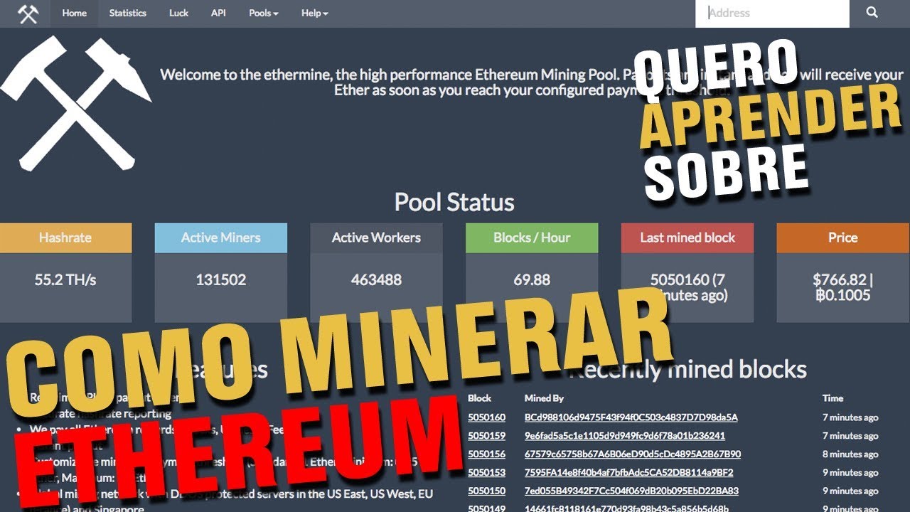 💰💲 COMO GANHAR DINHEIRO MINERANDO ETHEREUM - Quartinho de minera&ccedil;&atilde;o de Criptomoedas