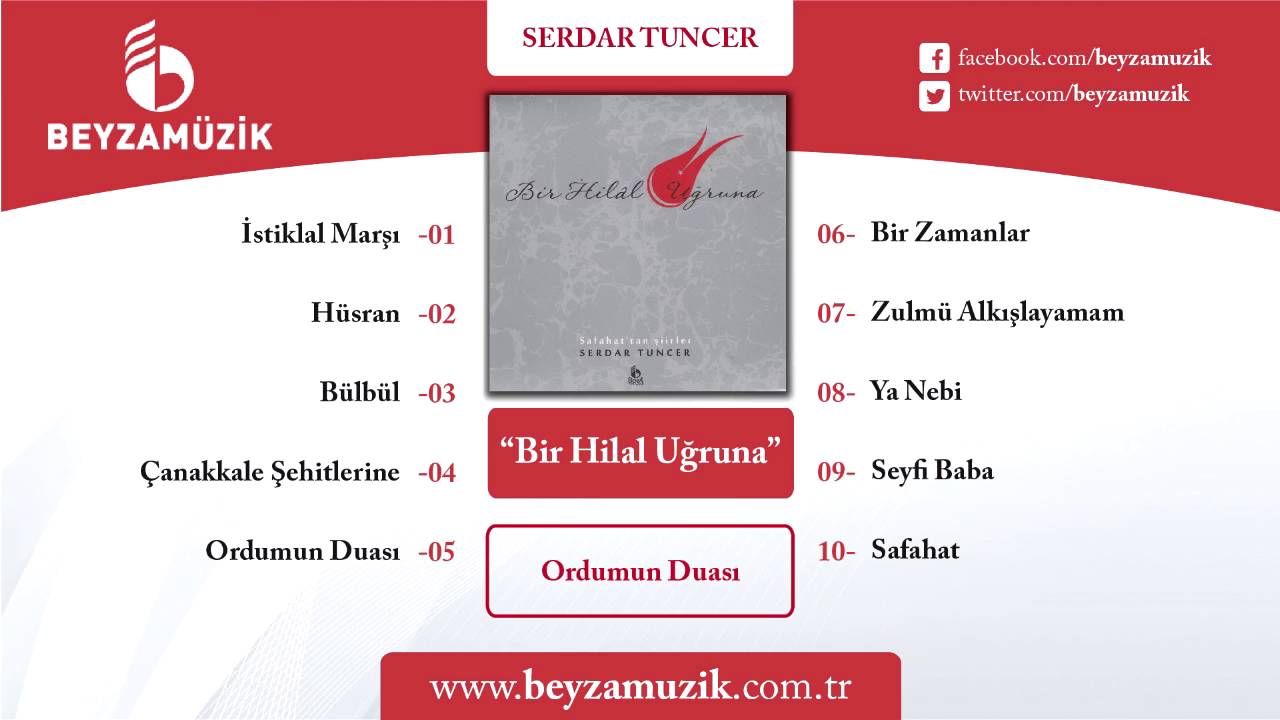 ORDUMUN DUASI / SERDAR TUNCER