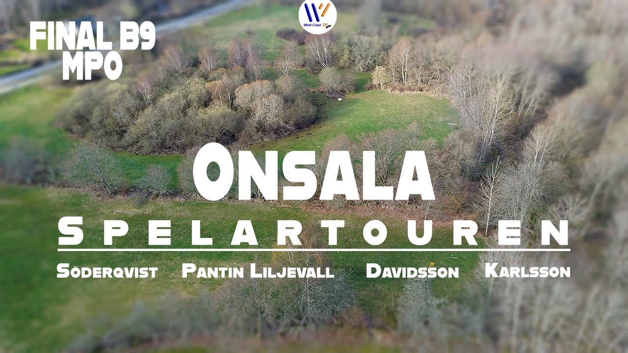 Onsala Spelartouren 2025 MPO Final B9 I Söderqvist . Pantin Liljevall . Davidsson . Karlsson