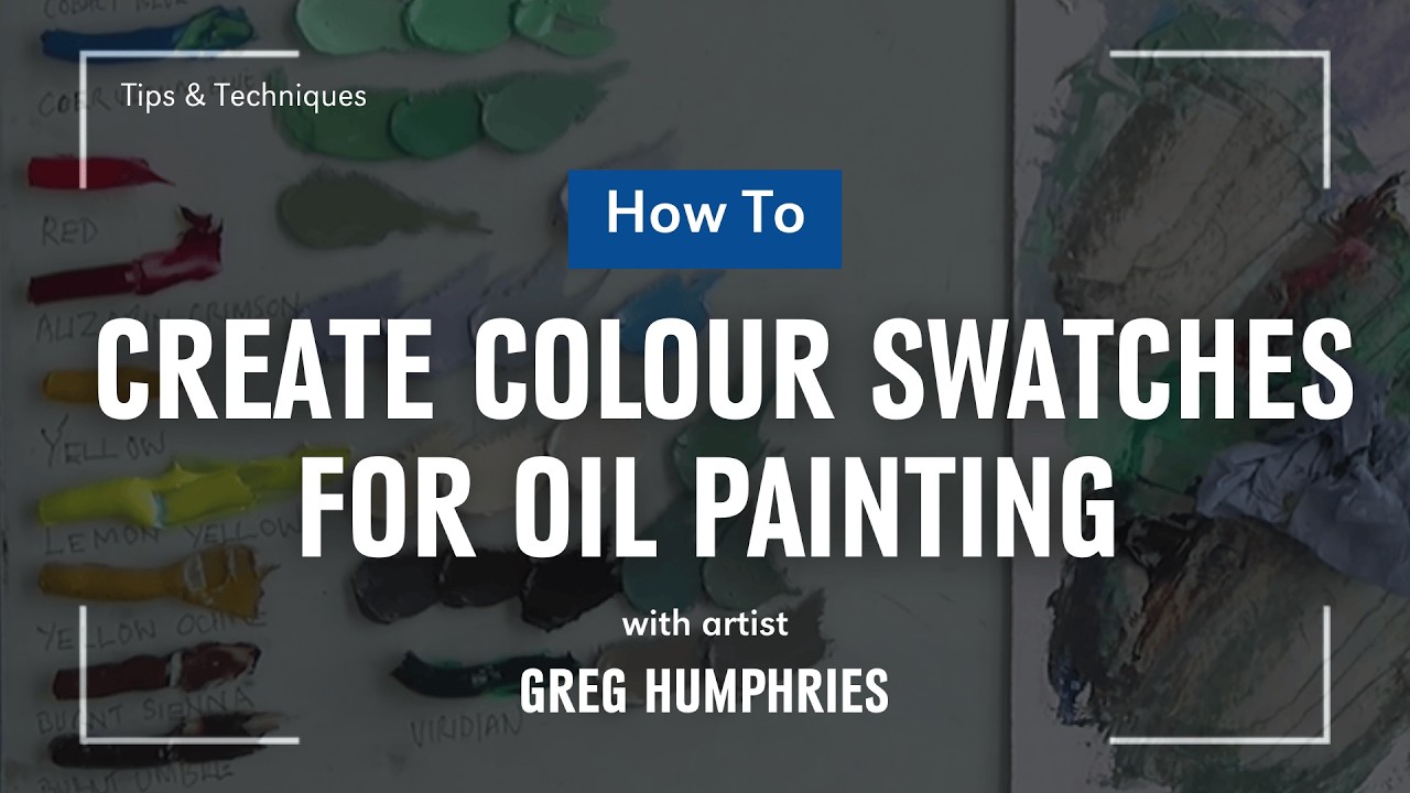 How to Create Colour Swatches for Oil Painting | St Ives School of Painting