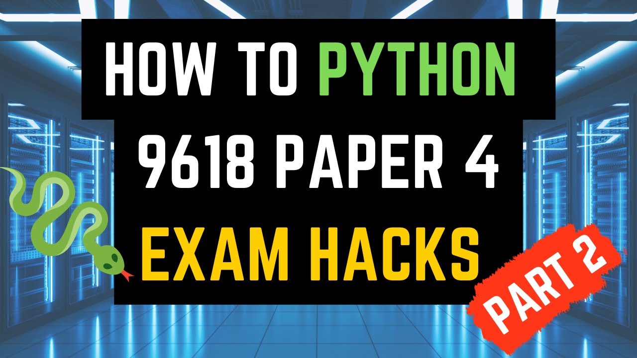 Информатика уровня A 9618, экзаменационная работа 4, Python: хаки для подготовки к экзамену, часть 2
