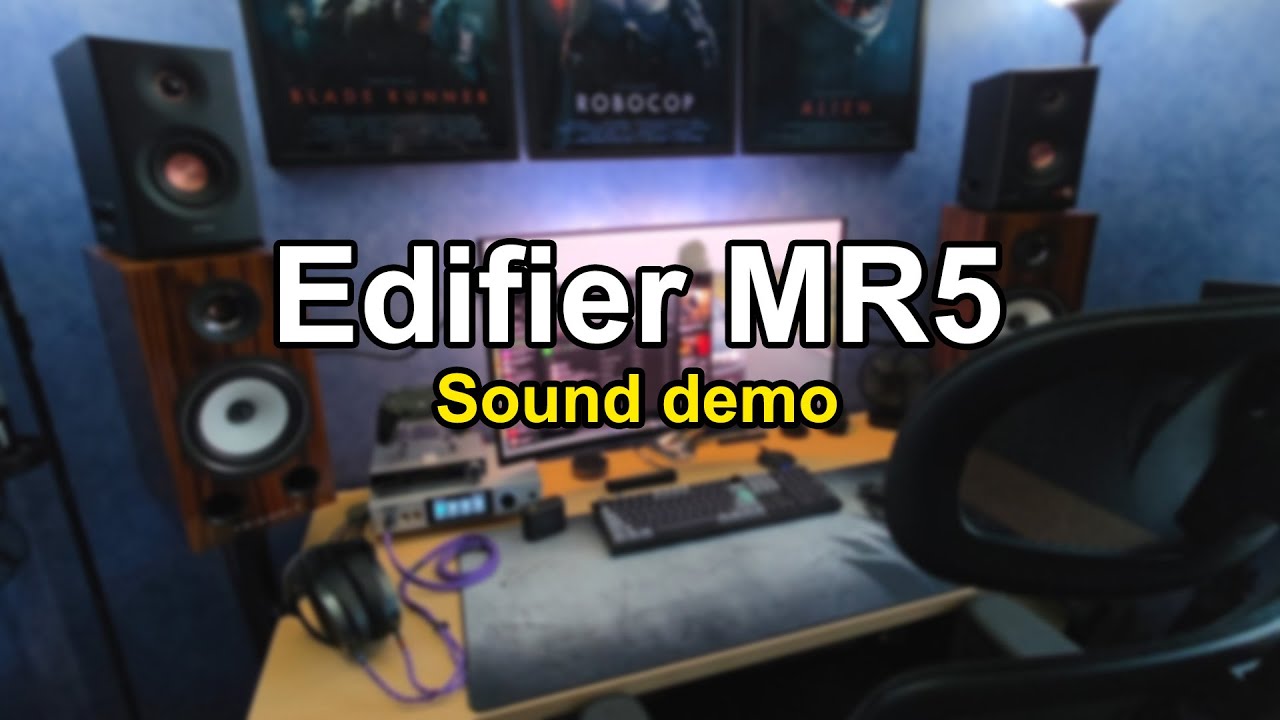 Edifier MR5 sound demo vs TRIANGLE Comete EZ 40th Anniversary