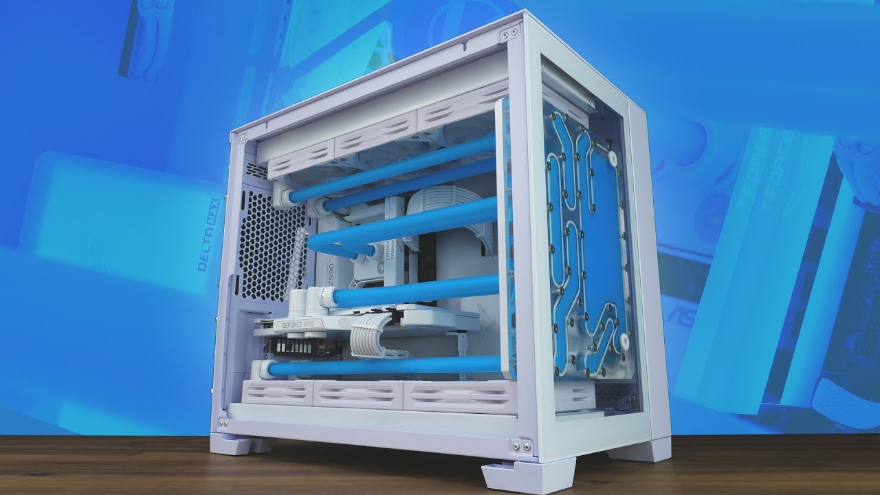 Simply Bliss! DIVINE O11 Mini Snow Time-lapse Build | RTX 3080, 11700K