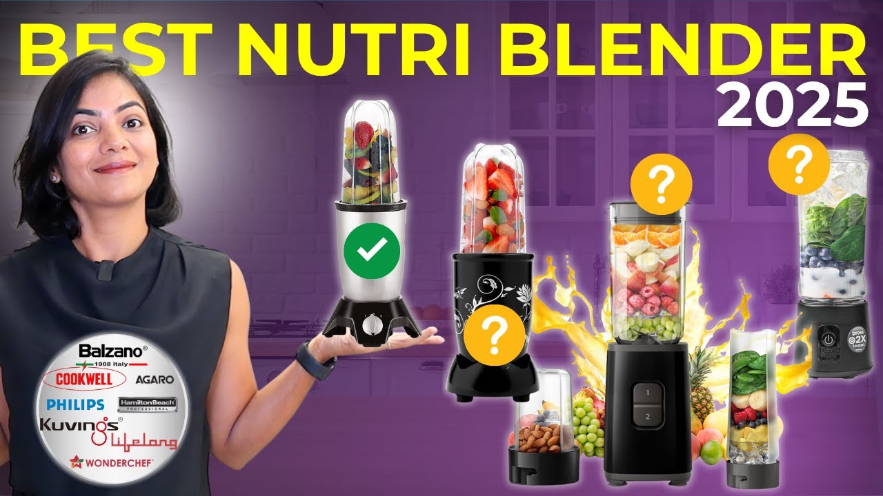 Лучший блендер Nutri Blender 2025 | Миксер-измельчитель Bullet | Сравнение Cookwell, Wonderchef, ...