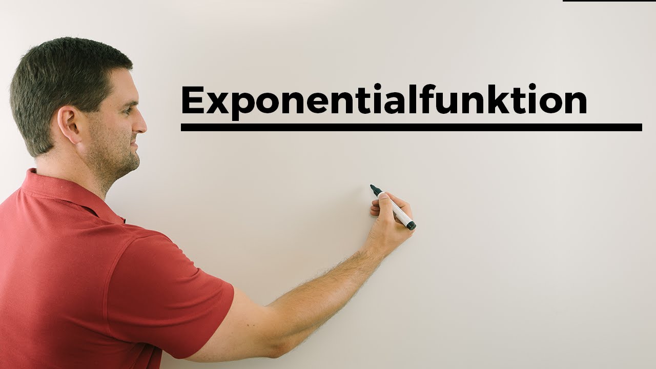 Exponentialfunktion aufstellen mit 2 Punkten, Funktionsgleichung bestimmen | Mathe by Daniel Jung