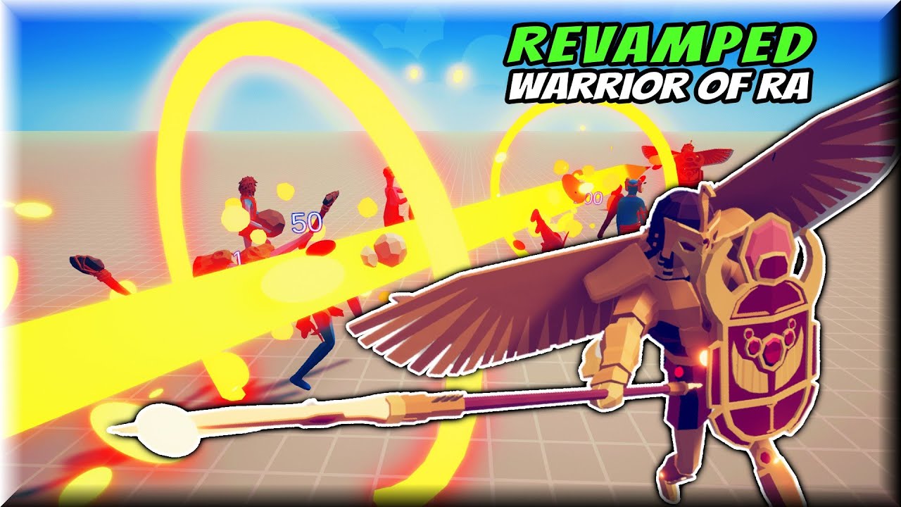 Revamped Warrior of Ra vs Every Faction - Totally Accurate Battle Simulator TABS