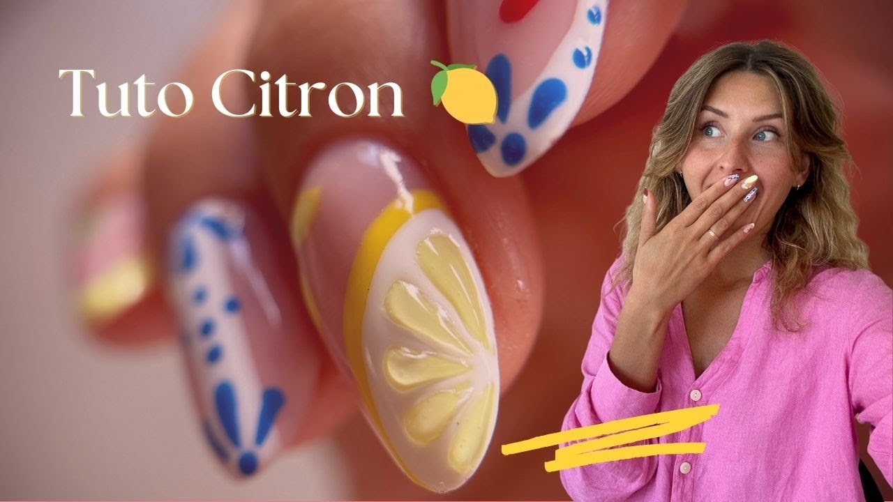 Nail art citron 🍋 – Tuto ultra frais pour l’été 💅
